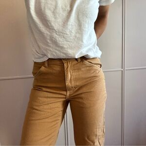 Everlane Straight-Leg Handy Pants in Warm Caramel - Size 2